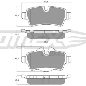 Saisonangebot TOMEX Brakes TX 16-05 - Bremsbelagsatz, Scheibenbremse
